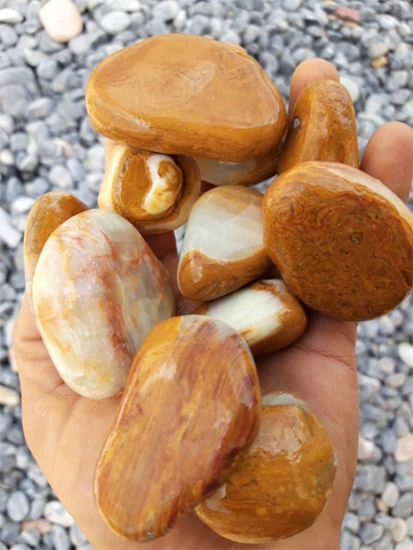 Marble river stone