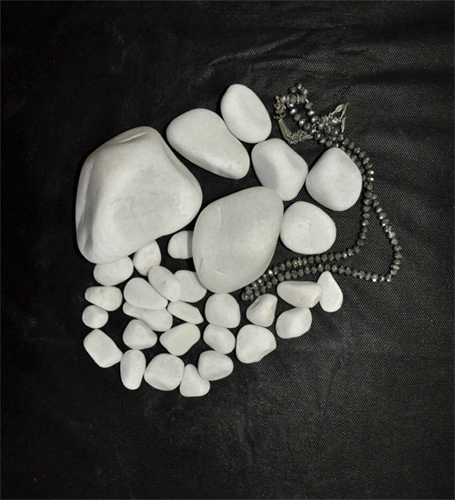   White Pebble stone
